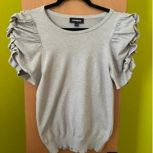 NWOT - NEVER WORN. Beautiful sweater with short sleeves EXPRESS